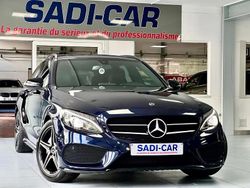 Bleu Utilisé 2017 Mercedes C180 AMG line Break | 18 990 € (Prix juste)