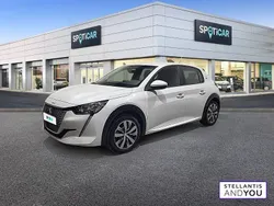 Blanc Utilisé 2021 Peugeot e-208 Active Citadine | 14 890 € (Prix juste)