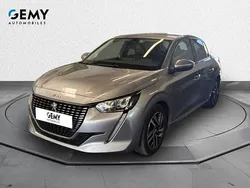 Gris Utilisé 2021 Peugeot 208 Allure Citadine | 14 490 € (Prix juste)