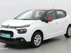 Blanc banquise (o) Utilisé 2021 Citroën C3 Business Class Citadine | 9 499 € (Bon prix)