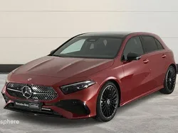 Rouge Nouvelle 2025 Mercedes A200 AMG line Berline | 44 990 € (Prix assez cher)