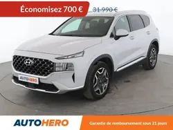 Blanc Utilisé 2021 Hyundai Santa Fe SUV | 30 690 € (Super prix)