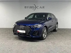 Bleu navarre métallisé Utilisé 2024 Audi Q3 Sportback S-Line SUV | 49 990 € (Prix cher)