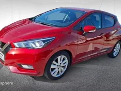 Rouge Utilisé 2020 Nissan Micra Citadine | 12 400 € (Prix juste)