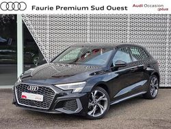 Noir mythe métallisé Utilisé 2022 Audi A3 S-Line | 28 490 € (Prix juste)