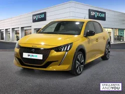 Jaune Utilisé 2020 Peugeot e-208 GT-line Citadine | 12 990 € (Prix juste)