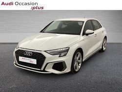 Blanc ibis Occasion 2023 Audi A3 S-Line | 27 432 € (Bon prix)