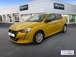 Jaune Utilisé 2022 Peugeot 208 Active Citadine | 10 990 € (Bon prix)