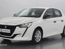 Blanc banquise Utilisé 2020 Peugeot 208 S Citadine | 9 499 € (Prix juste)