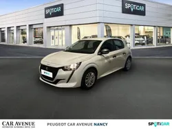 Blanc banquise (o) Utilisé 2021 Peugeot 208 S Citadine | 10 590 € (Bon prix)