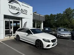 Blanc Utilisé 2018 Mercedes C200 AMG line Break | 22 990 €