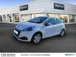 Blanc banquise Utilisé 2019 Peugeot 208 Signature Sky Citadine | 9 276 € (Prix juste)