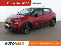 Rouge Utilisé 2019 Citroën C3 PureTech Citadine | 12 090 € (Prix juste)