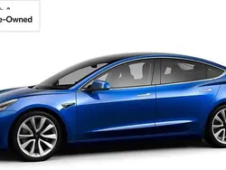 Bleu Utilisé 2020 Tesla Model 3 Long Range Berline | 25 300 € (Prix juste)