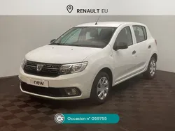 Blanc Utilisé 2020 Dacia Sandero Essentiel Citadine | 9 490 € (Prix juste)