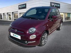 Coloris métal opéra bordeaux Utilisé 2019 Fiat 500 Star Berline | 10 990 € (Super prix)