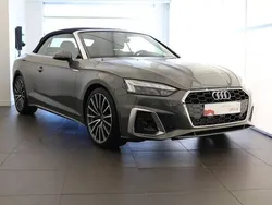 Gris chronos métallisé Utilisé 2024 Audi A5 Cabriolet S-Line Cabriolet | 52 990 € (Prix juste)