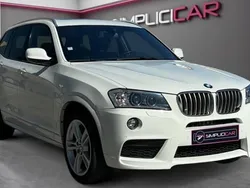Blanc Utilisé 2013 BMW X3 Sport Line SUV | 24 480 € (Prix assez cher)