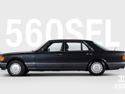 Noir Utilisé 1988 Mercedes 560 Berline | 79 900 €