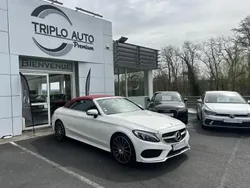 Blanc Utilisé 2017 Mercedes C200 Sportline Cabriolet | 24 990 € (Prix juste)