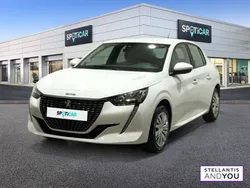 Blanc Utilisé 2021 Peugeot 208 Active Citadine | 8 990 € (Bon prix)