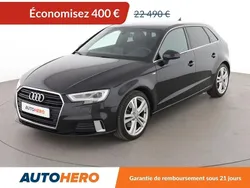 Noir Utilisé 2019 Audi A3 Sportback S-Line Berline | 22 090 € (Super prix)