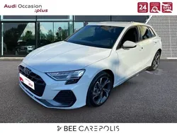 Blanc glacier métallisé Utilisé 2025 Audi A3 S-Line | 35 890 € (Prix juste)