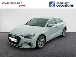 Blanc glacier métallisé Utilisé 2024 Audi A3 Sportback e-tron Advanced Berline | 38 790 € (Prix assez cher)