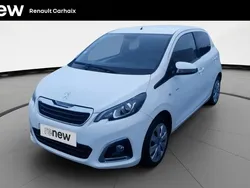 Blanc Utilisé 2018 Peugeot 108 Style Citadine | 8 990 € (Prix juste)