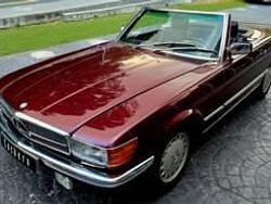 Rouge Occasion 1986 Mercedes SL500 Cabriolet | 64 900 €