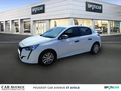 Blanc banquise (o) Utilisé 2020 Peugeot 208 S Citadine | 9 676 € (Prix juste)