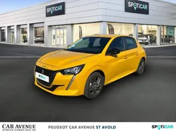 Jaune Utilisé 2021 Peugeot 208 Active Citadine | 12 476 € (Prix juste)