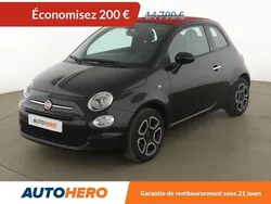 Noir Utilisé 2022 Fiat 500C Club Cabriolet | 14 590 € (Prix juste)