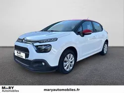 Blanc Utilisé 2021 Citroën C3 PureTech Citadine | 9 990 € (Prix juste)