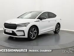 Blanc Utilisé 2023 Skoda Enyaq iV SportLine SUV | 39 990 €