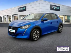Bleue Utilisé 2020 Peugeot e-208 Active Citadine | 12 990 € (Prix juste)