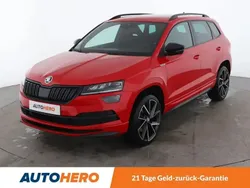 Rouge Utilisé 2020 Skoda Karoq SportLine SUV | 21 490 € (Prix juste)
