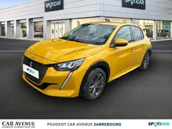 Jaune Utilisé 2021 Peugeot e-208 Allure Citadine | 15 890 € (Prix juste)