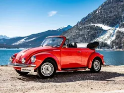 Rouge Utilisé 1975 VW Käfer Cabriolet | 171 000 €