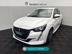 Blanc Utilisé 2020 Peugeot 208 Business-Line Citadine | 9 980 € (Bon prix)