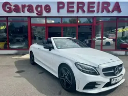 Gris Utilisé 2018 Mercedes C220 AMG line Cabriolet | 33 900 € (Prix juste)