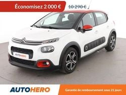 Blanc Utilisé 2018 Citroën C3 PureTech Citadine | 8 290 € (Bon prix)