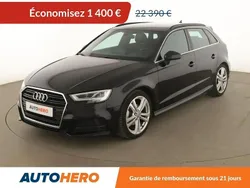 Noir Utilisé 2019 Audi A3 Sportback S-Line Berline | 20 990 € (Bon prix)