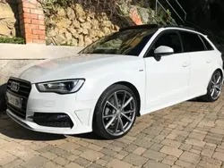 Blanc Utilisé 2015 Audi A3 Sportback S-Line Citadine | 21 990 € (Prix juste)