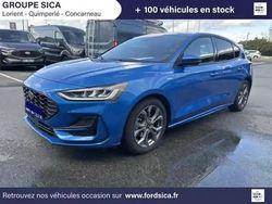Bleu island métallisé premium Occasion 2022 Ford Focus ST-Line Berline | 18 990 € (Prix assez cher)