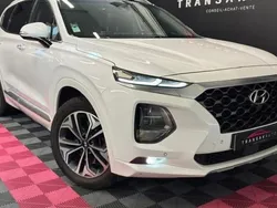 Blanc Utilisé 2020 Hyundai Santa Fe SUV | 19 990 €