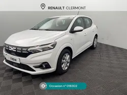 Blanc Utilisé 2023 Dacia Sandero Expression Citadine | 13 990 € (Bon prix)