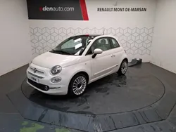 Beige Utilisé 2019 Fiat 500 Lounge Citadine | 10 990 € (Prix juste)