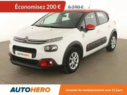 Blanc Utilisé 2018 Citroën C3 PureTech Citadine | 8 090 € (Prix juste)