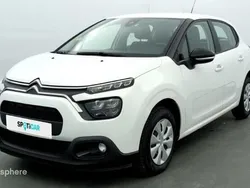 Blanc banquise (o) Utilisé 2022 Citroën C3 Feel Citadine | 10 980 € (Bon prix)